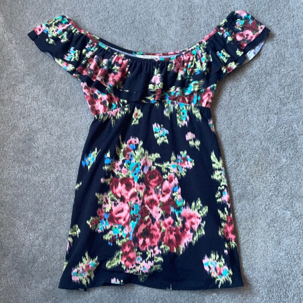 American Rag off the Shoulders top